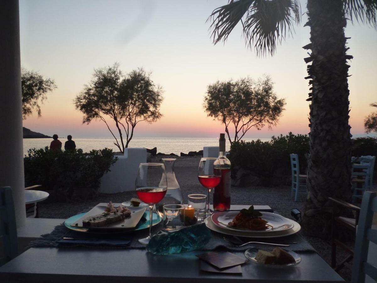 Oklaca Patmos Beach Rooms سكالا المظهر الخارجي الصورة