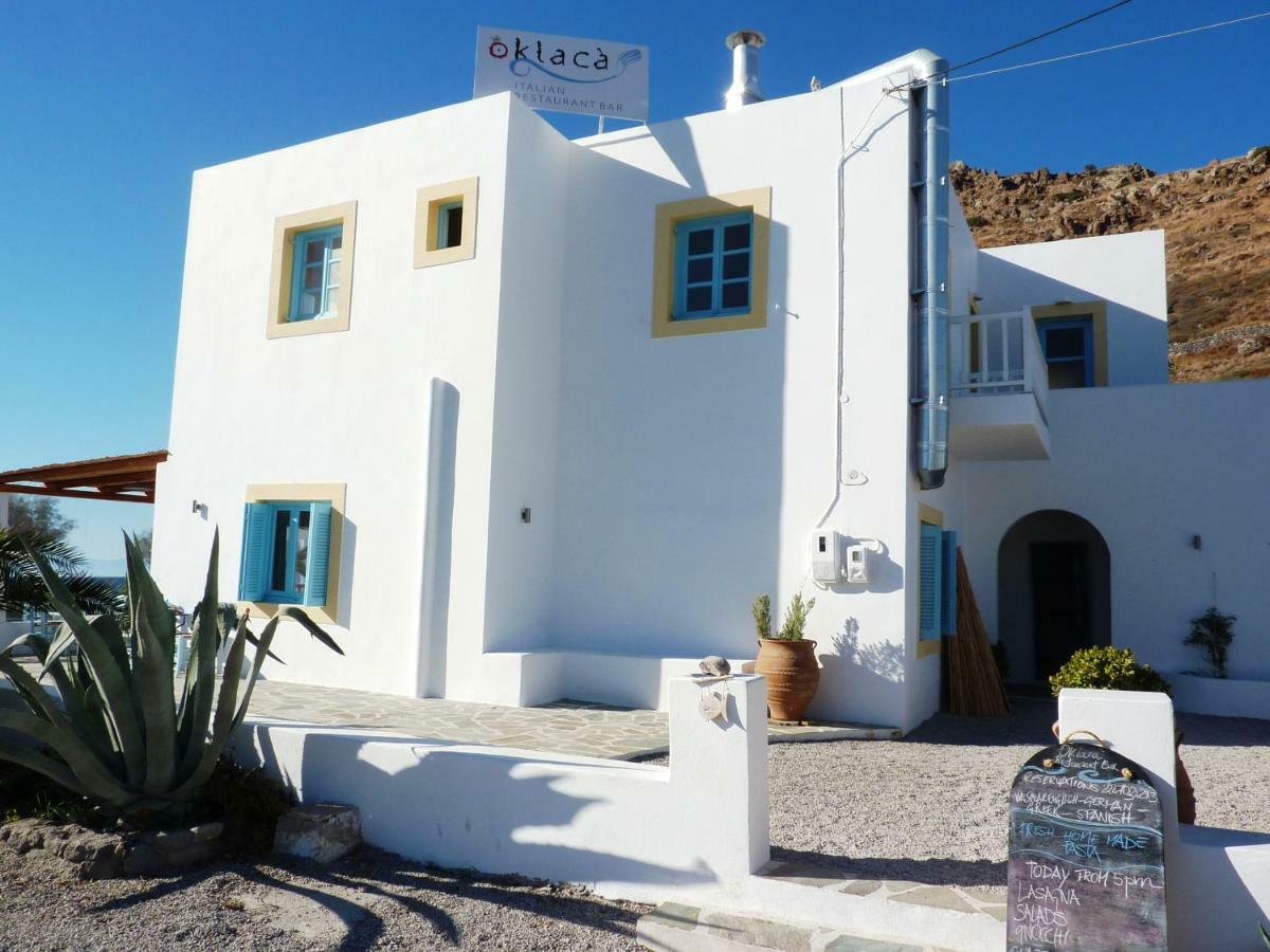 Oklaca Patmos Beach Rooms سكالا المظهر الخارجي الصورة